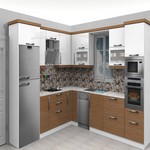 L Mutfak Render